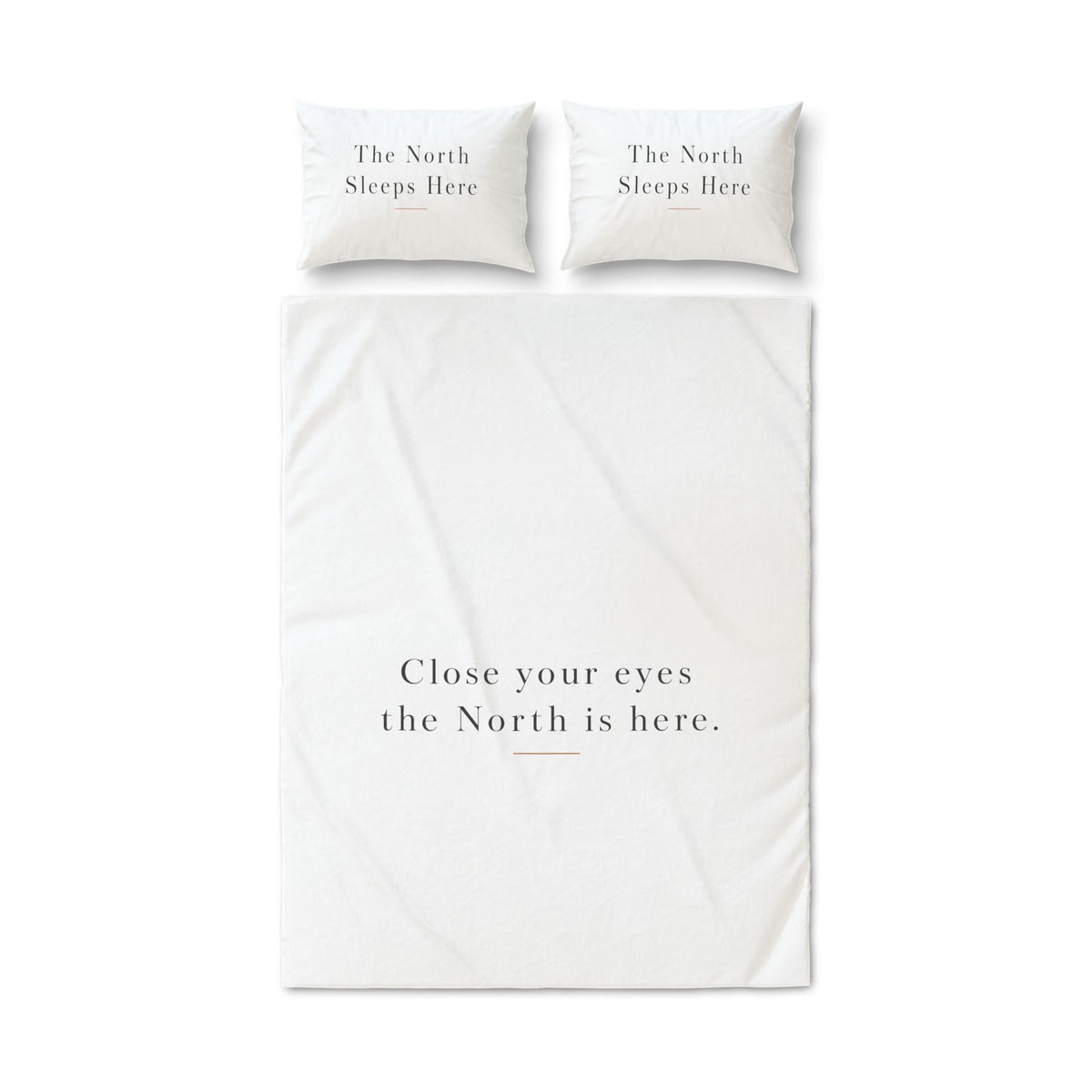 Face of Norway Quilt Cover Set – The North Sleeps Here, 3 Pieces