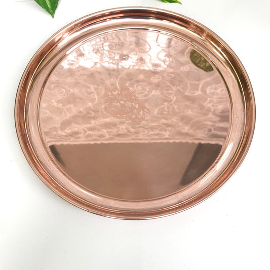 Handcrafted Copper Ritual Tray - Sacred Wellness Set
