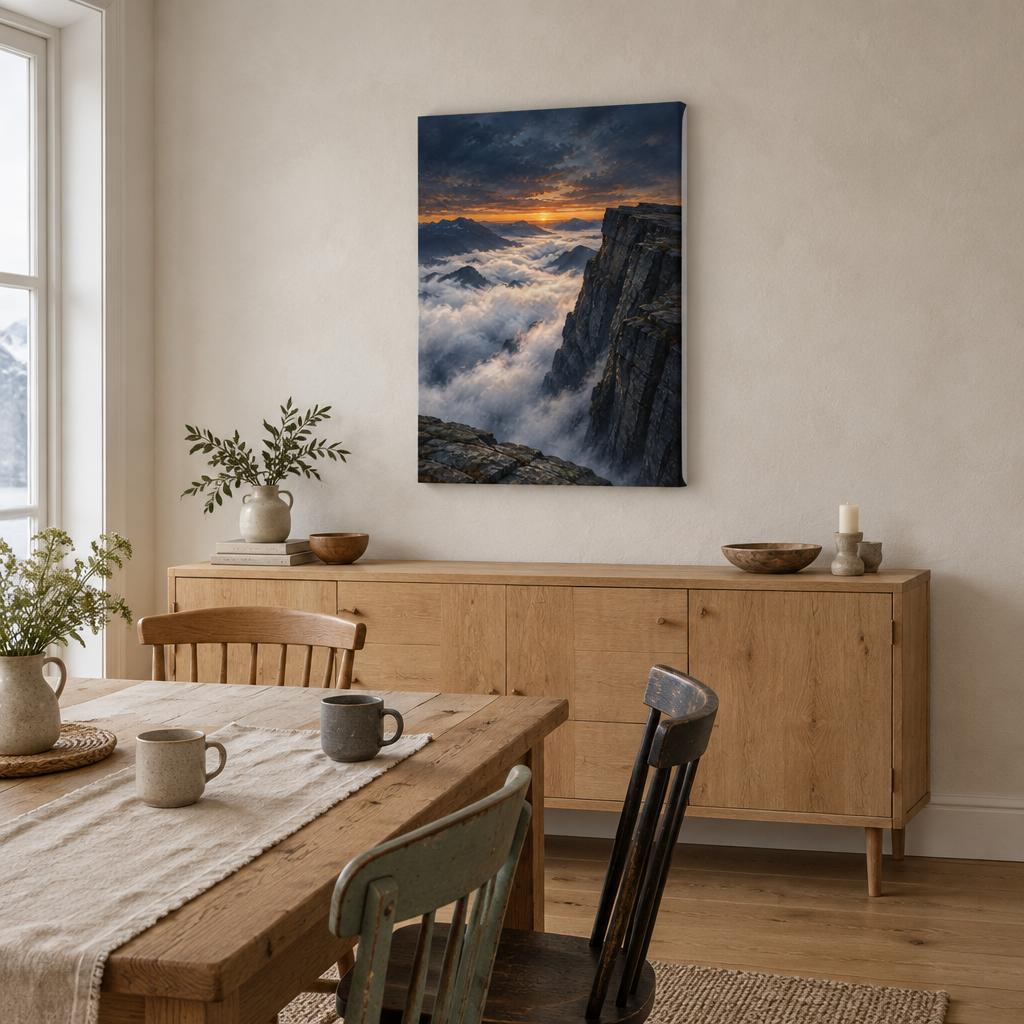 Above the Cloudline | Norwegian Canvas Art