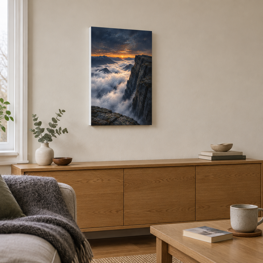 Above the Cloudline | Norwegian Canvas Art