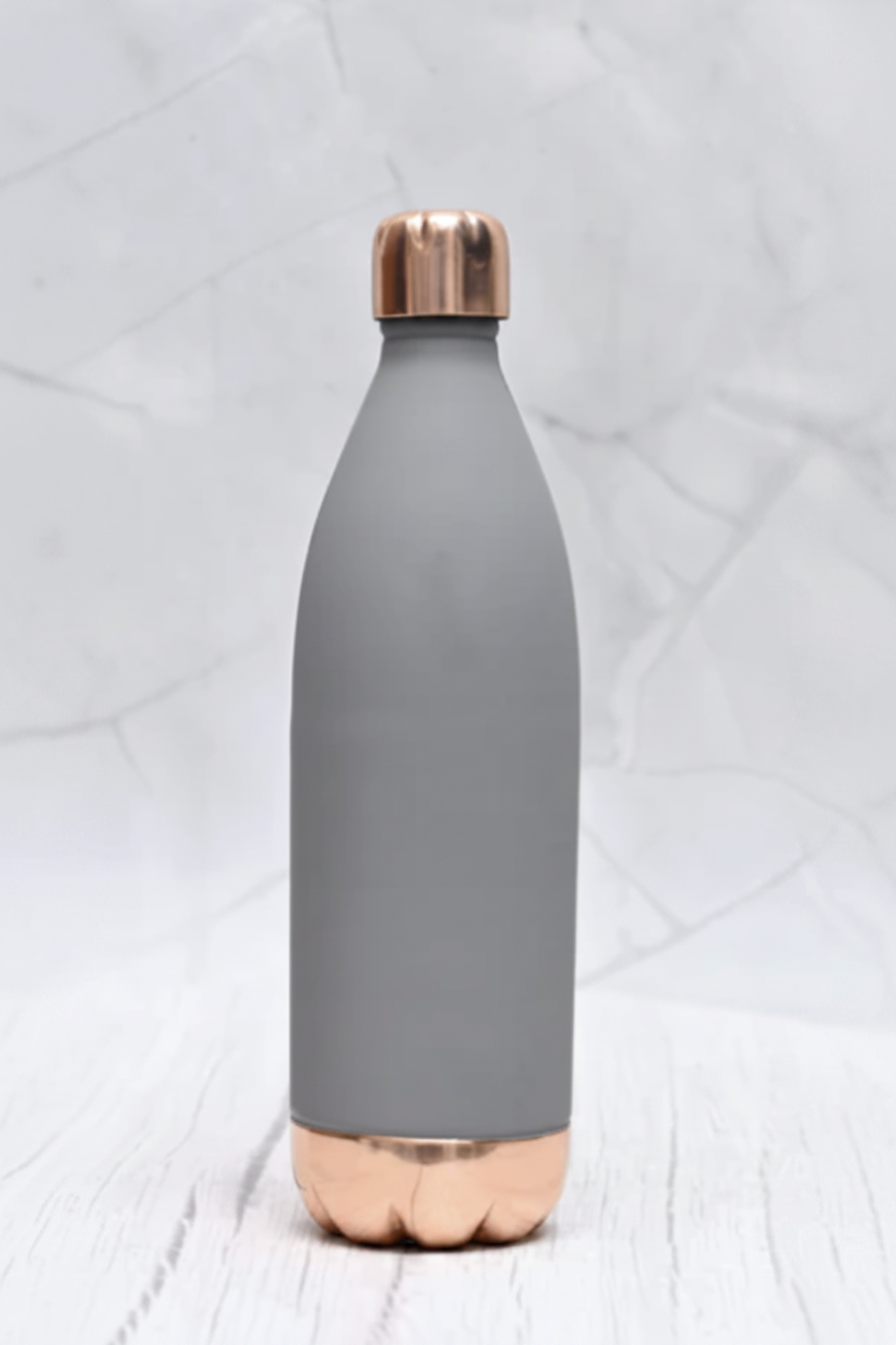 Pure Copper Atlas Silk Bottle — Grey 1000 ml