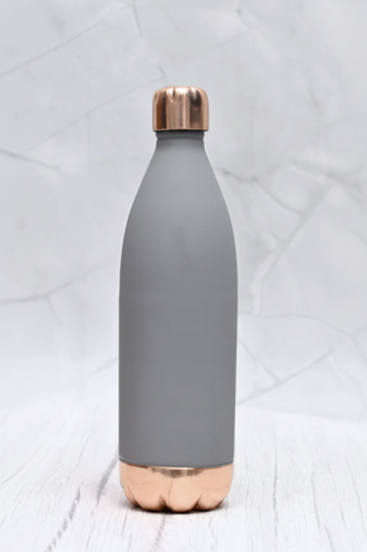 Pure Copper Atlas Silk Bottle — Grey 1000 ml