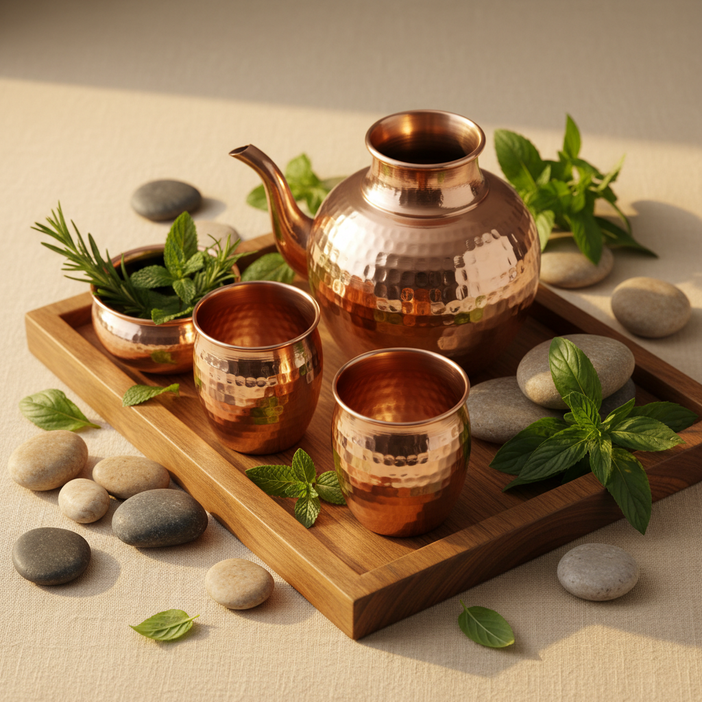 Ayurvedic Medicine - Pure Copper Vessels