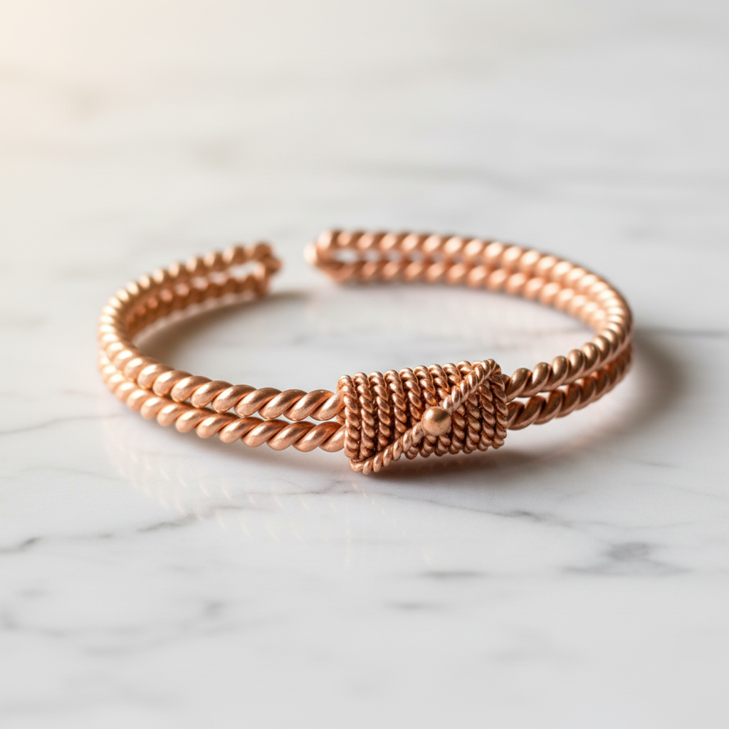 Copper Tensor Ring Bracelet – Pure Copper | Sacred Frequency | Handcrafted