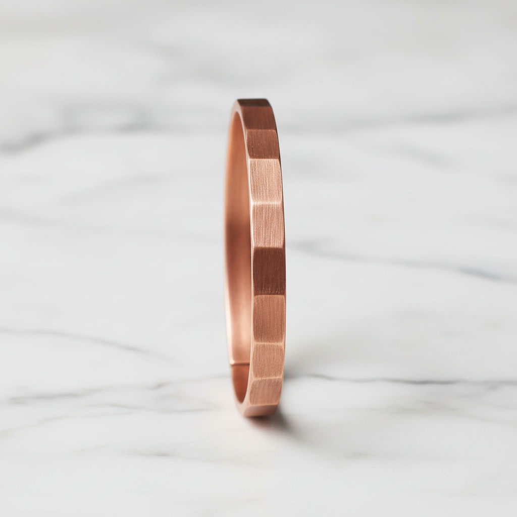 Pure Copper Cuff Bracelet | Handcrafted | Adjustable | Wellness Jewelry | Designed in Norway