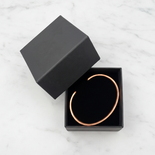 Pure Copper Magnetic Bracelet | Hand-Hammered | Gift Box Included