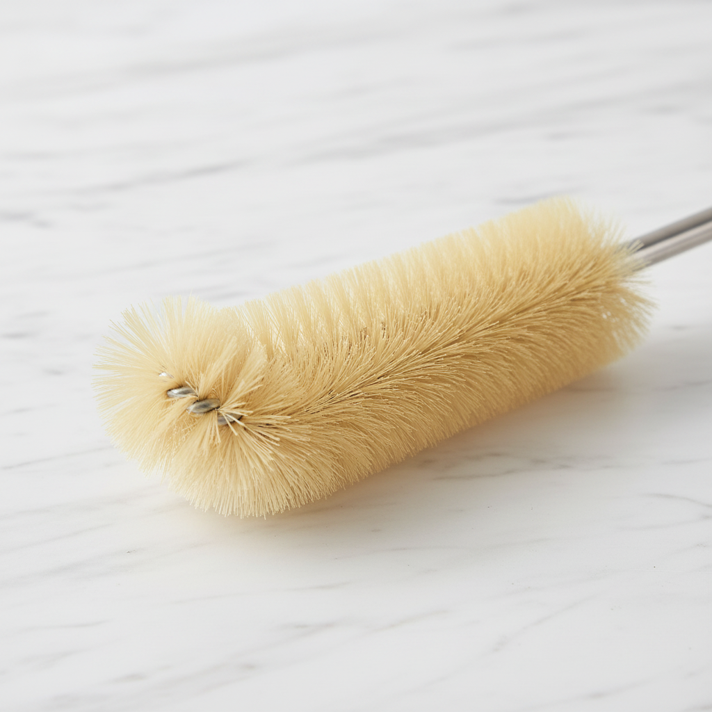 Copper Bottle Cleaning Brush | Long Handle | Soft Bristles | Fits All Copper Bottles
