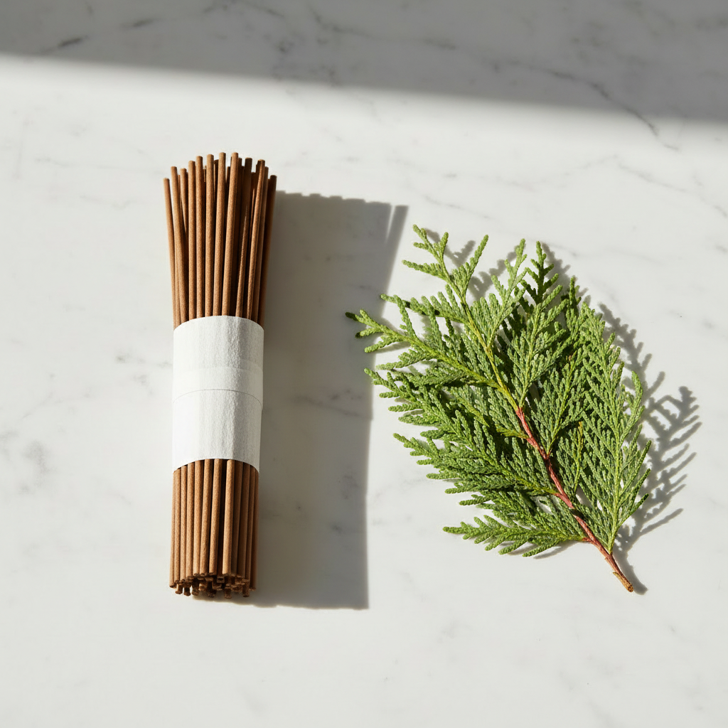 California Cedar Incense Sticks – 20 pcs | Nordic Home Wellness