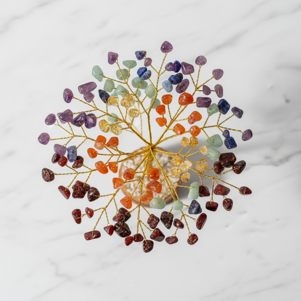 Seven Chakra Crystal Tree — Full Energy Alignment