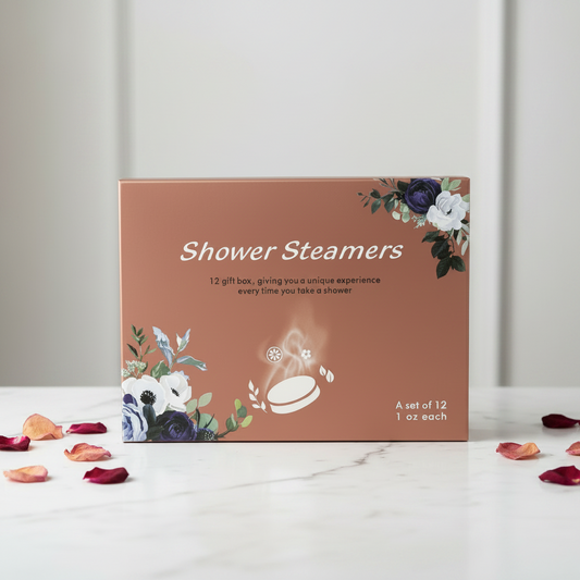 Shower Steamers Aromatherapy Gift Set — 12 Pack with Essential Oils