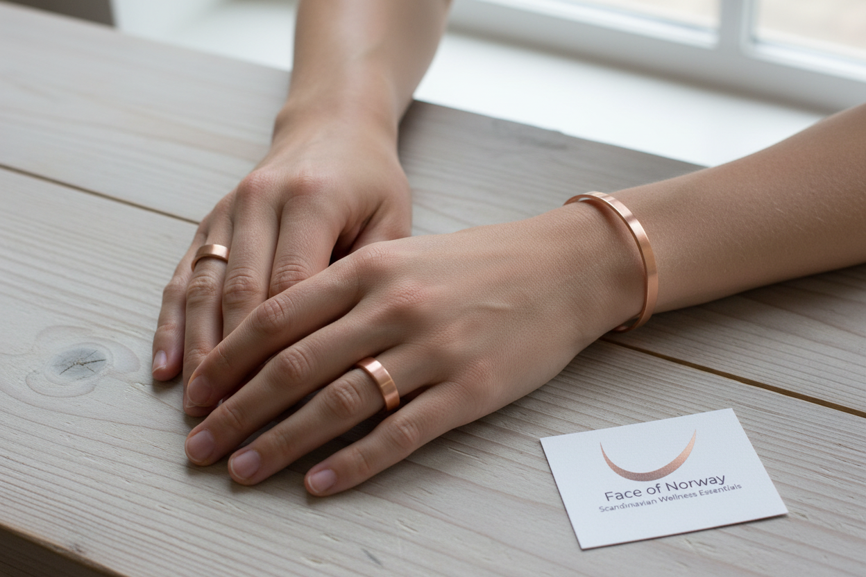 Premium Copper Bracelet & Ring Set | Grounding Wellness Jewelry | Gift Box Included