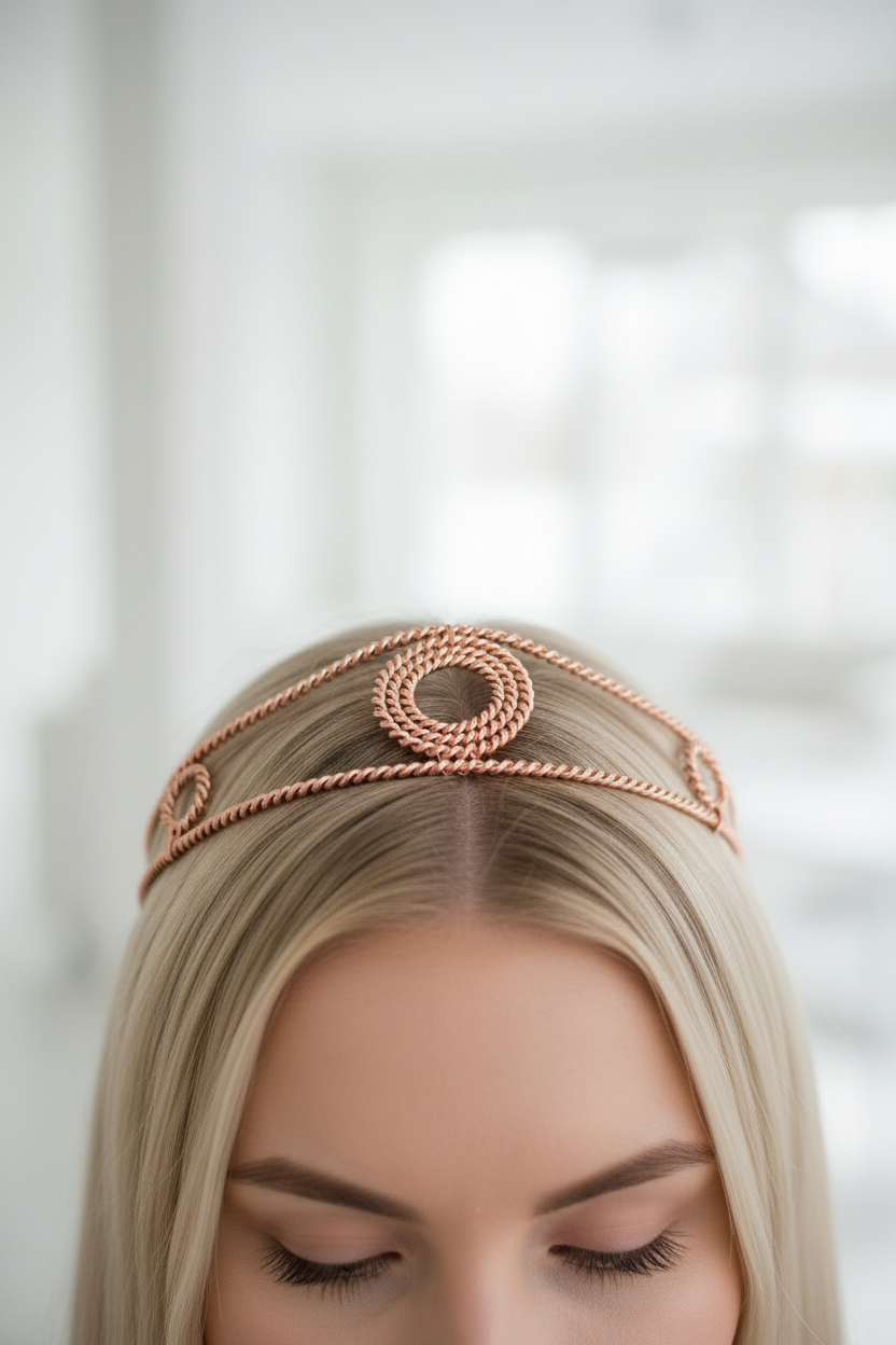 Copper Tensor Crown – Handmade Energy Crown for Chakra Balancing & Meditation