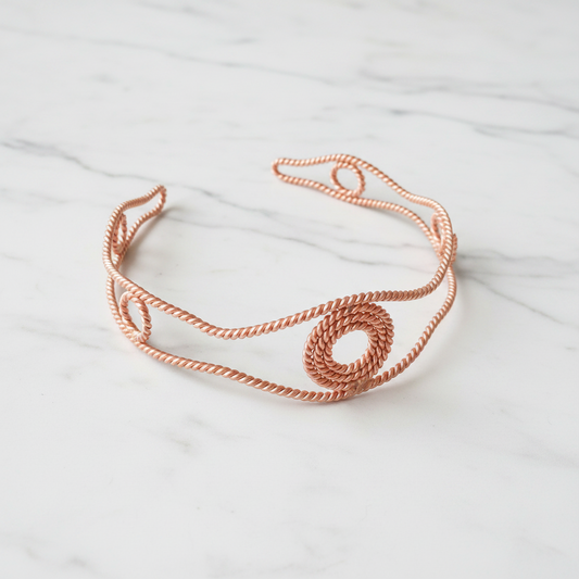 Copper Tensor Crown – Handmade Energy Crown for Chakra Balancing & Meditation