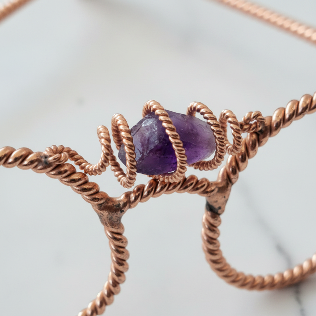 Copper Tensor Energy Glasses | 144-177 MHz Sacred Geometry | EMF Protection | Curated by Face of Norway
