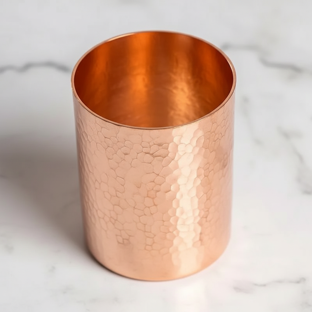 Pure Copper Shot & Drink Cups – Handcrafted Hammer Texture | 100ml, 125ml & 250ml