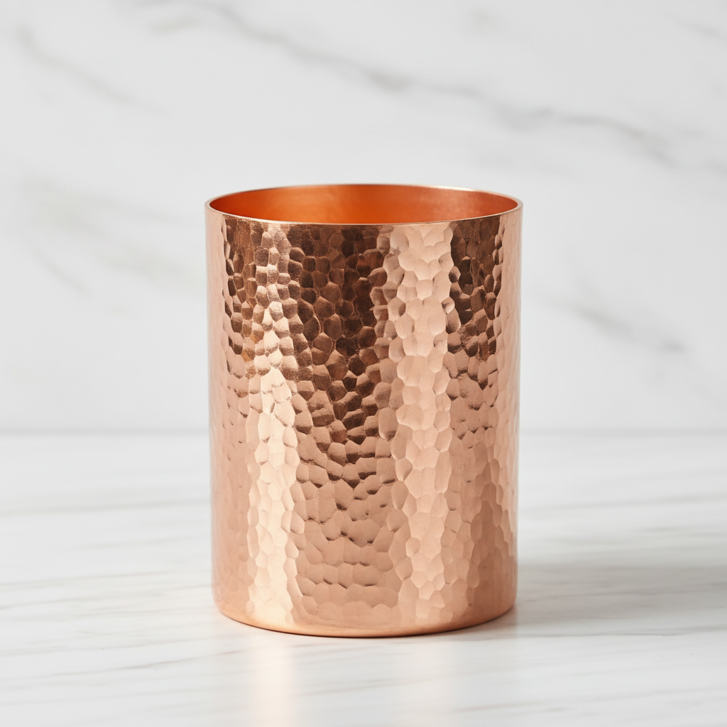 Pure Copper Shot & Drink Cups – Handcrafted Hammer Texture | 100ml, 125ml & 250ml