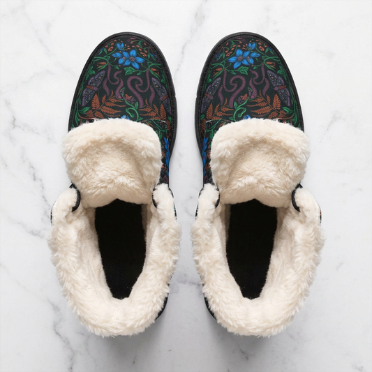 Midnight Garden Women's Fleece-Lined Botanical Boots