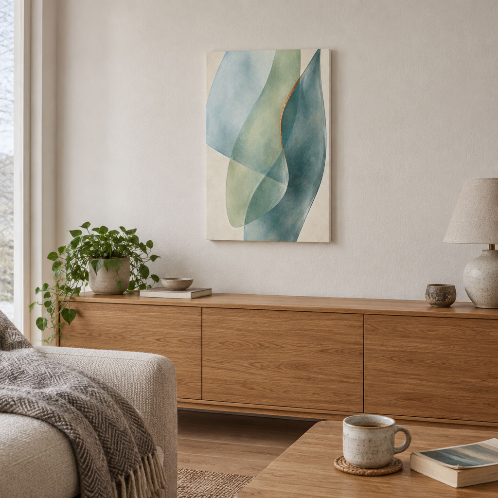Driftglass | Nordic Abstract Canvas Art