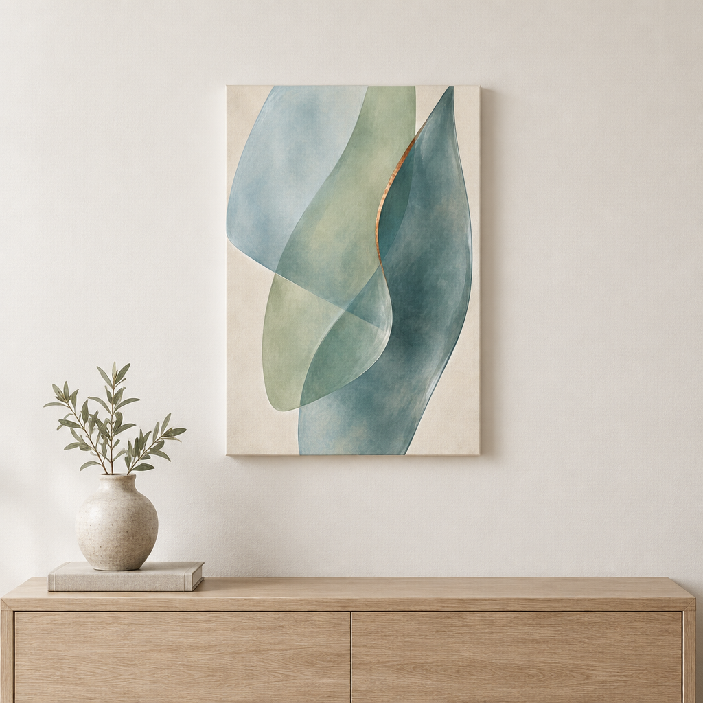 Driftglass | Nordic Abstract Canvas Art