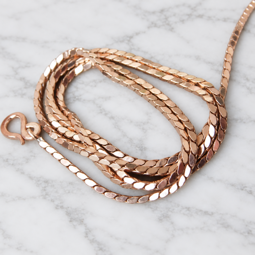 Pure Copper Chain Necklace