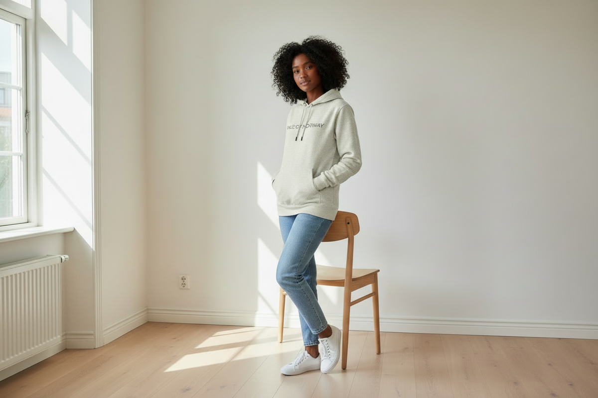 Face of Norway Oatmeal Heather Hoodie | Soft Nordic Fleece