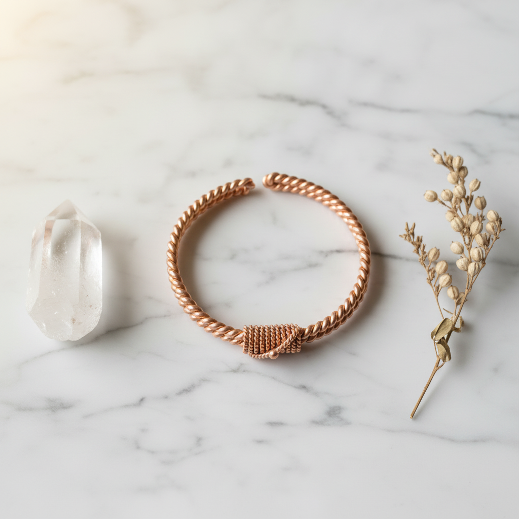 Copper Tensor Bracelet – Pure Copper | Sacred Frequency | Handcrafted