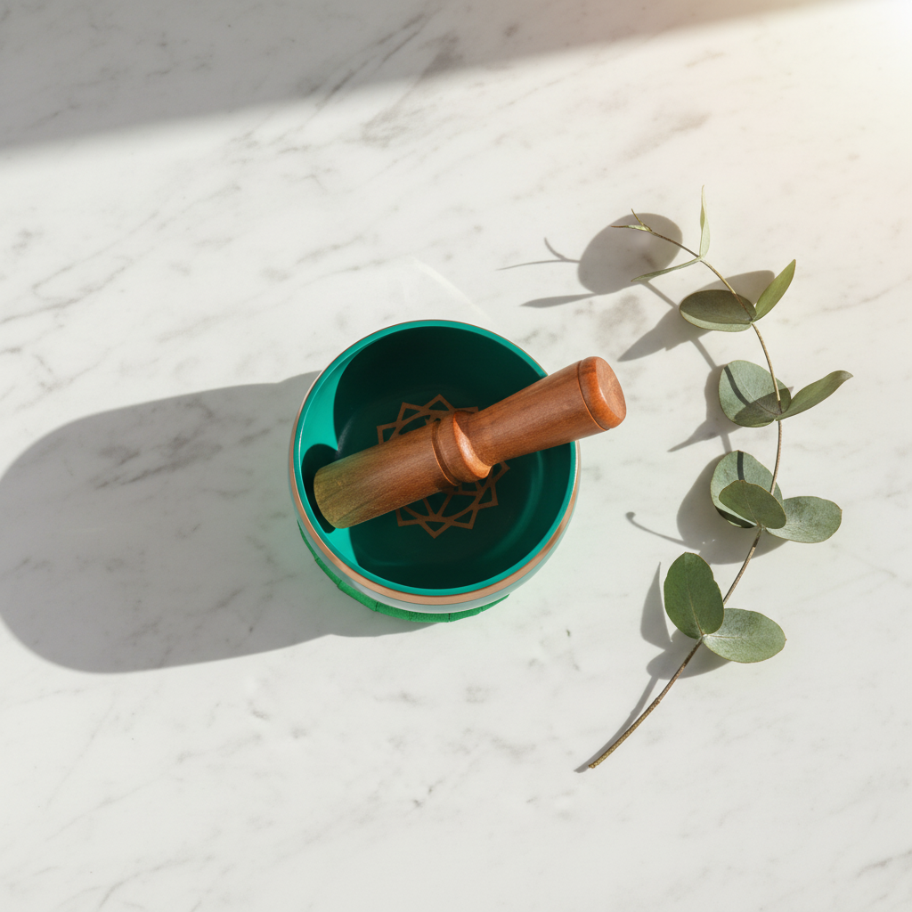 Heart Chakra Singing Bowl | Handcrafted | Meditation & Energy Healing