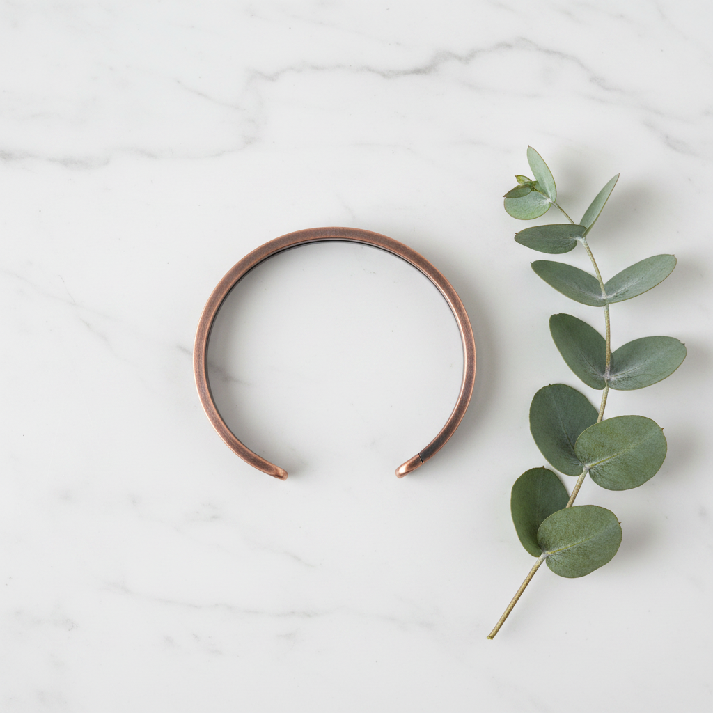 Pure Copper Rustic Cuff Bangle | Hand Carved | Adjustable | Unisex