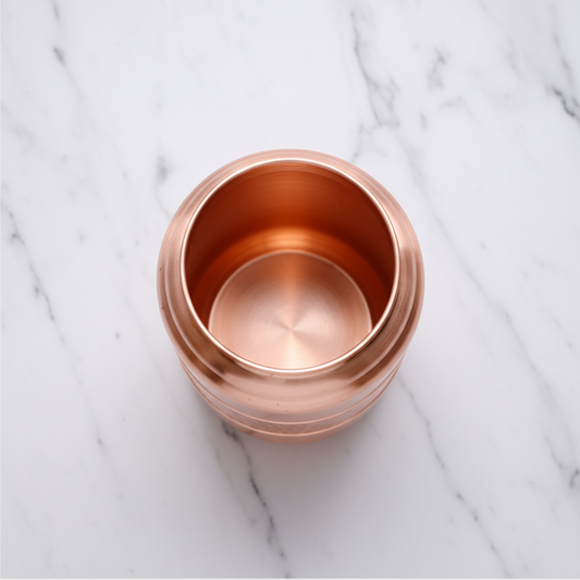Pure Copper Half Hammered Water Dispenser (Matka) 5000ML