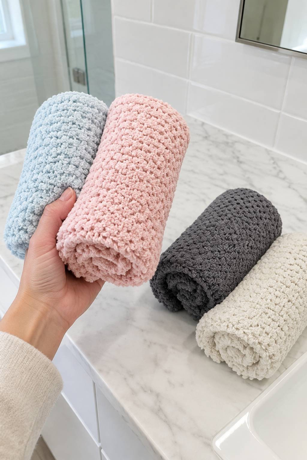 Nordic Hair Towel Wrap – Ultra-Absorbent Microfiber Hair Turban