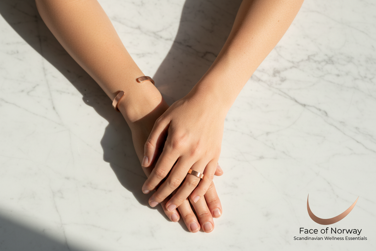 Premium Copper Bracelet & Ring Set | Grounding Wellness Jewelry | Gift Box Included