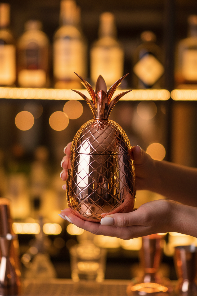Pineapple Moscow Mule Mug — Copper Plated | 500ml & 900ml