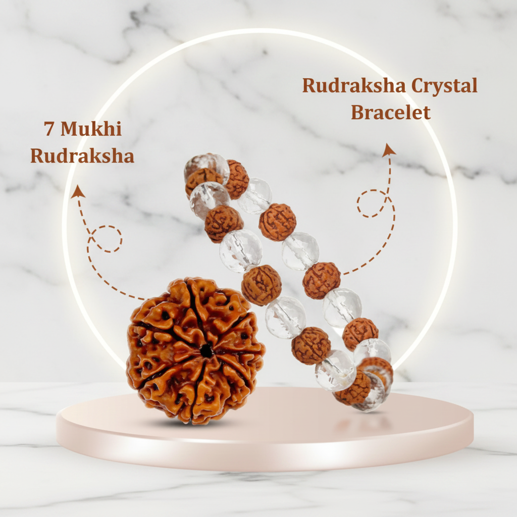 Rudraksha combo with text labels