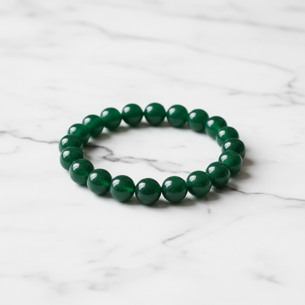 Jade bracelet hero white marble