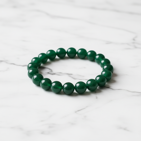 Jade bracelet hero white marble