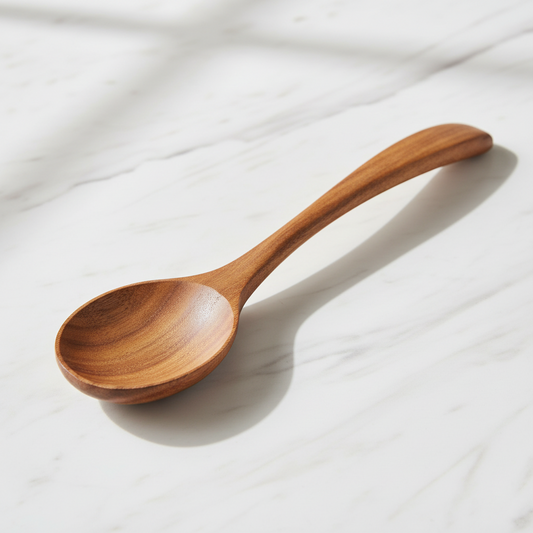 Neem Wood Ladle – Dal | Handcrafted Antibacterial Kitchen Tool