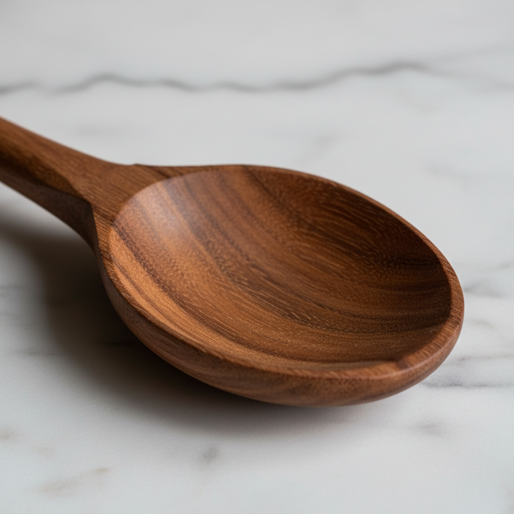 Neem Wood Ladle – Dal | Handcrafted Antibacterial Kitchen Tool
