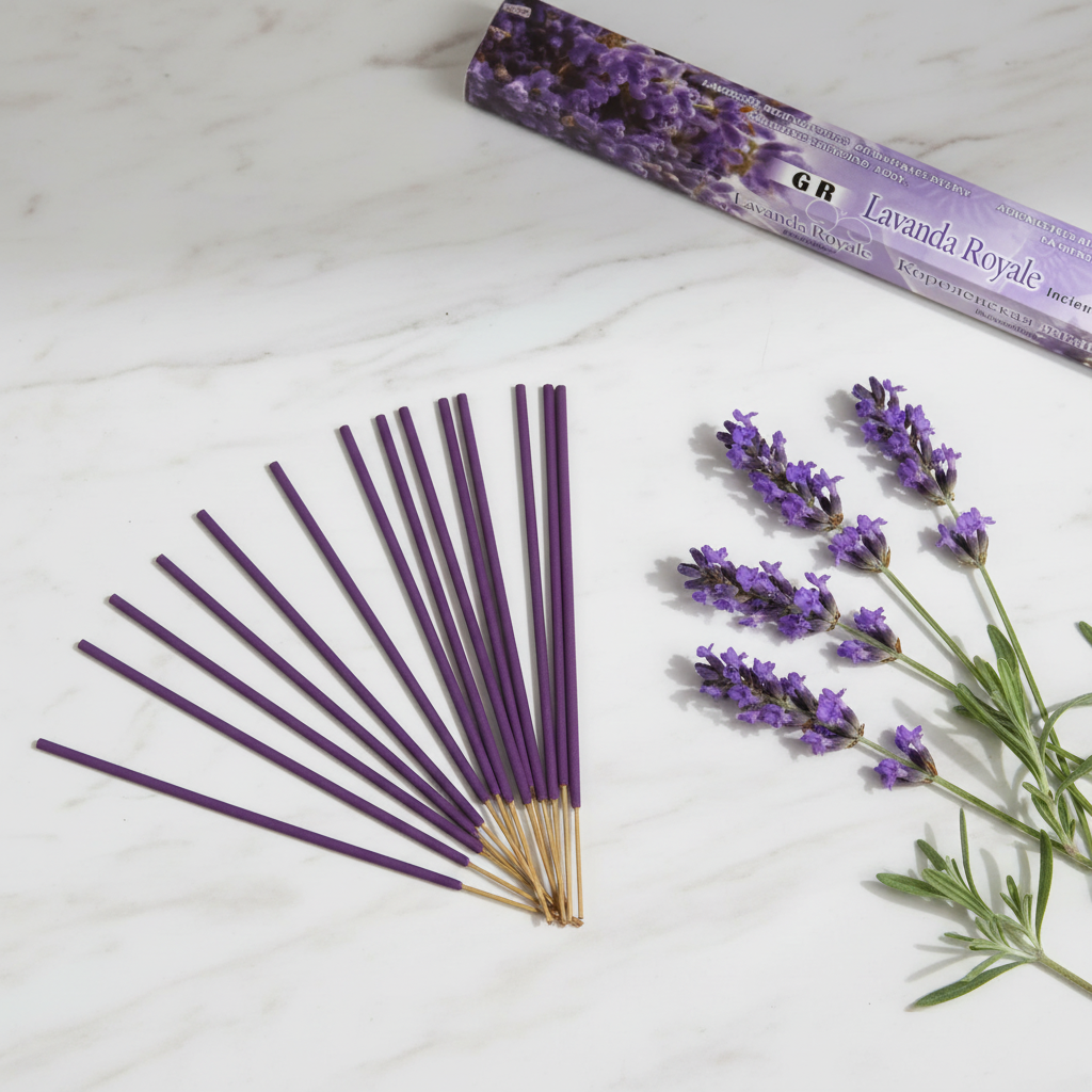 Lavender Incense Sticks – 20 pcs | Nordic Home Wellness