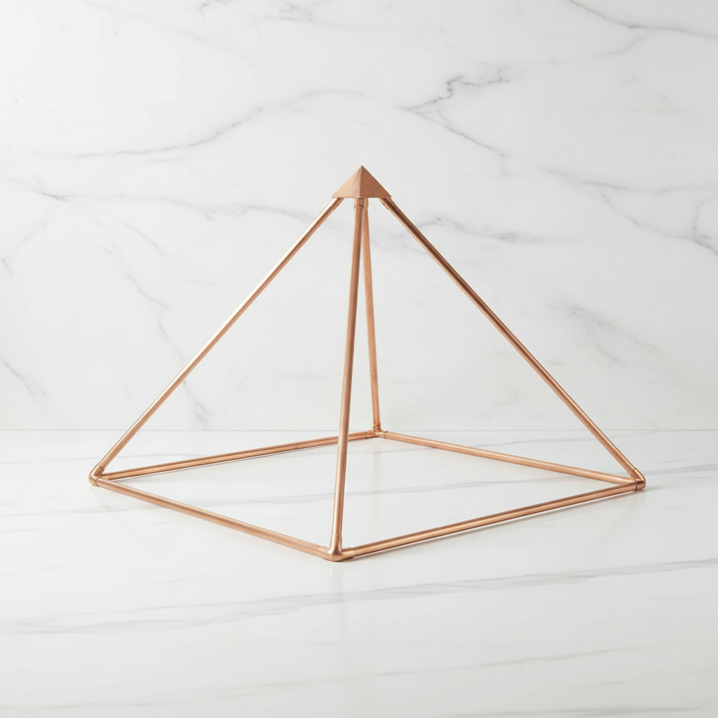 Pure Copper Meditation Pyramid – Sacred Giza Geometry | Face of Norway