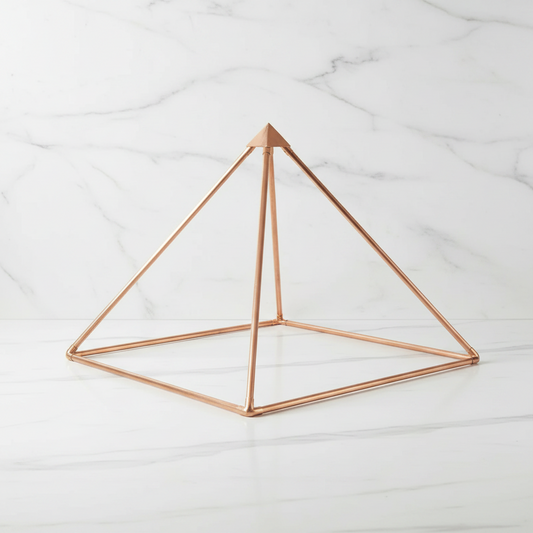 Pure Copper Meditation Pyramid – Sacred Giza Geometry | Face of Norway