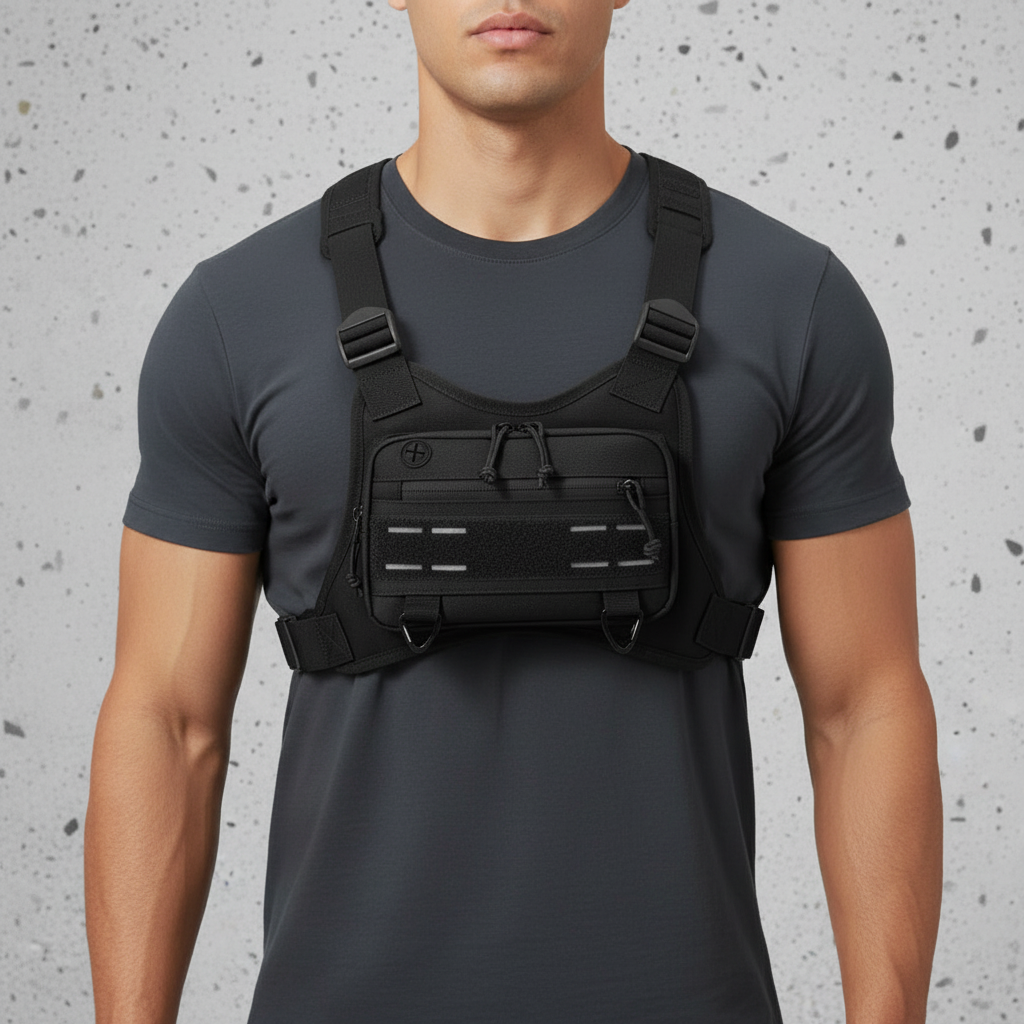 Tactical Chest Bag — Hands-Free Carry Vest