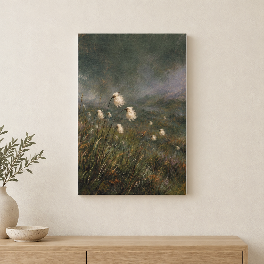 Misty Meadow | Nordic Canvas Art