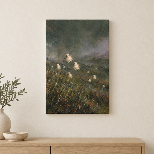 Misty Meadow | Nordic Canvas Art
