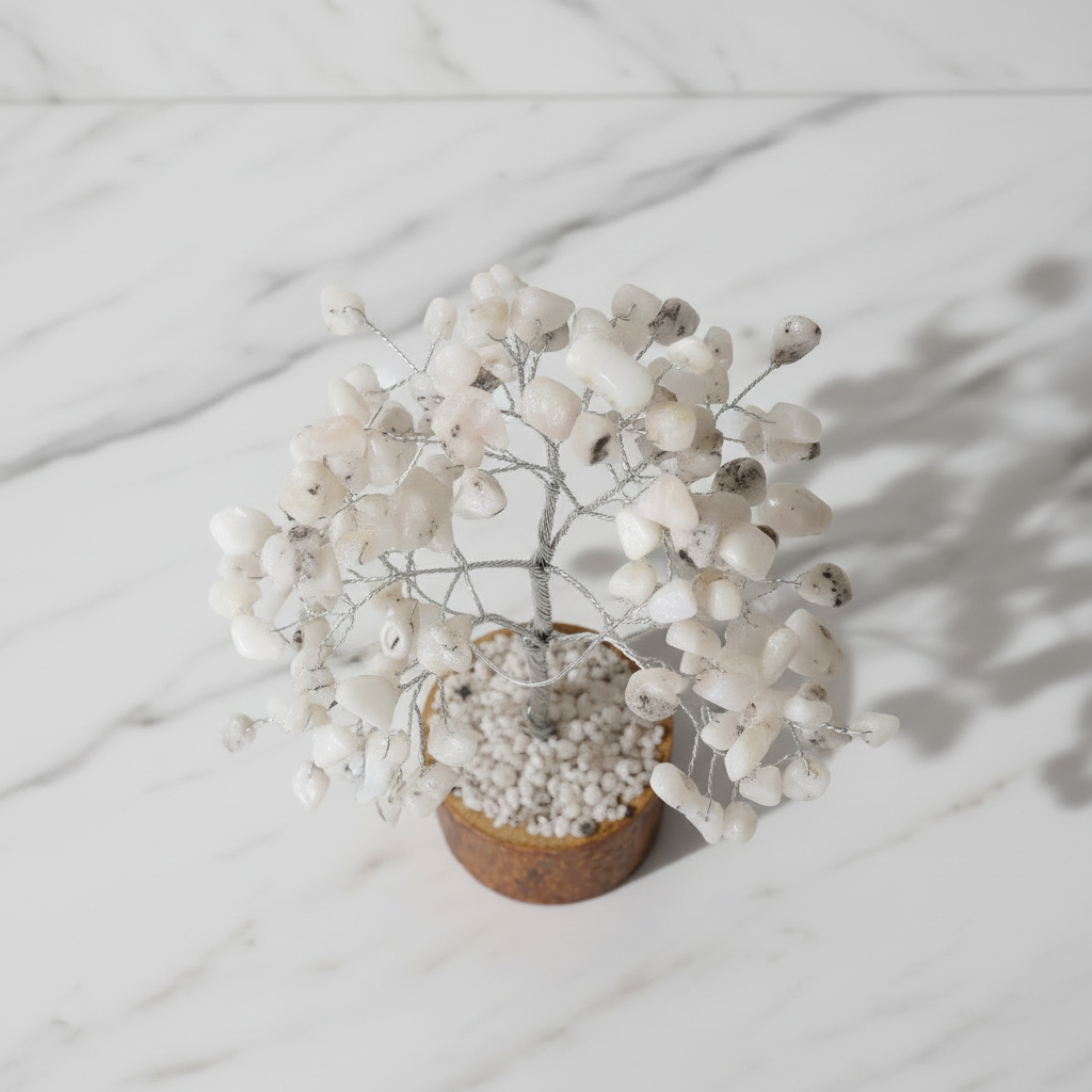 Rainbow Moonstone Crystal Tree — Intuition & Inner Light