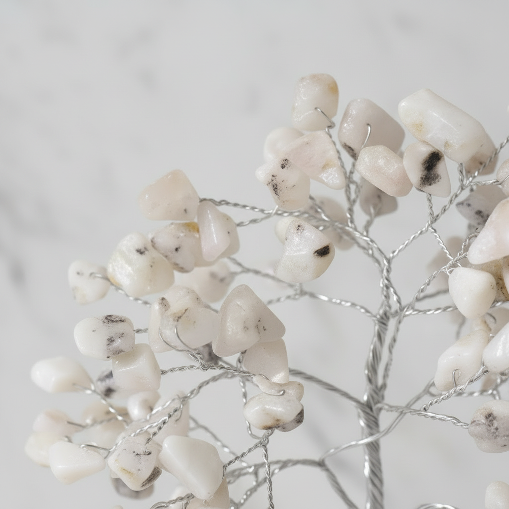 Rainbow Moonstone Crystal Tree — Intuition & Inner Light