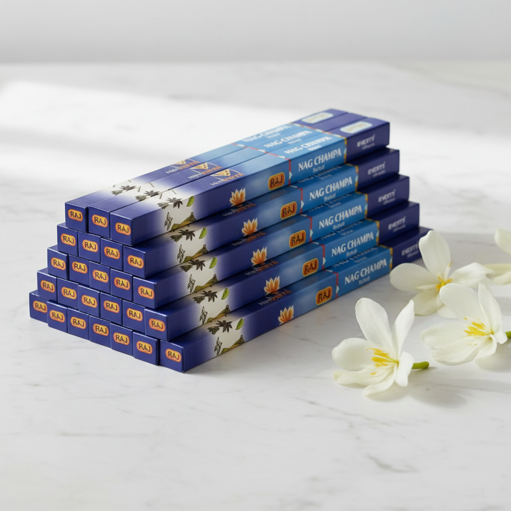 Nag Champa Incense Sticks – 80 pcs | Nordic Home Wellness