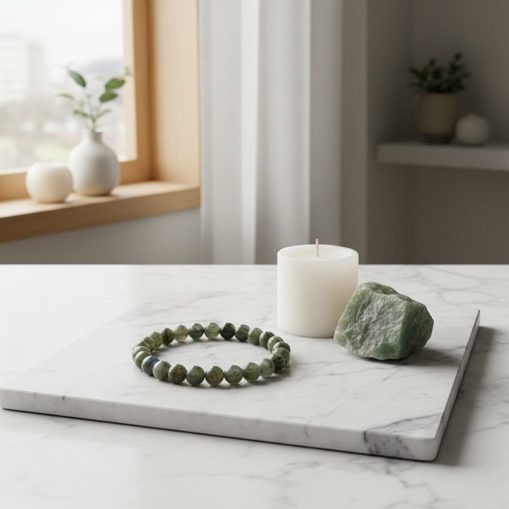 Labradorite Bracelet – Intuition, Clarity & Spiritual Growth | 8mm