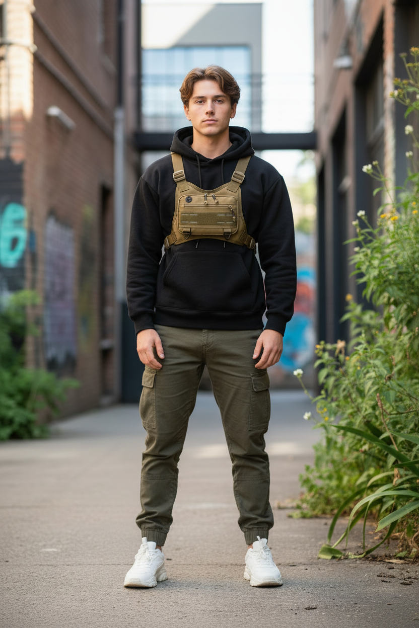 Tactical Chest Bag — Hands-Free Carry Vest