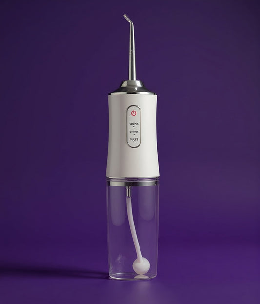 Vanntannpuss - Oppladbar med 4 Hoder & 3 Modus