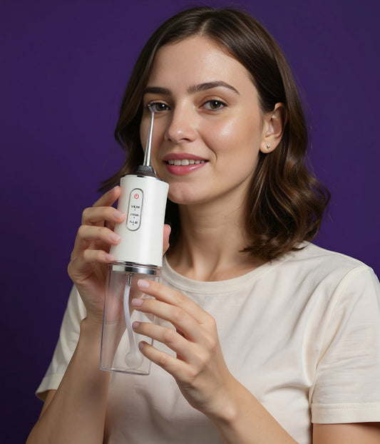 Vanntannpuss - Oppladbar med 4 Hoder & 3 Modus